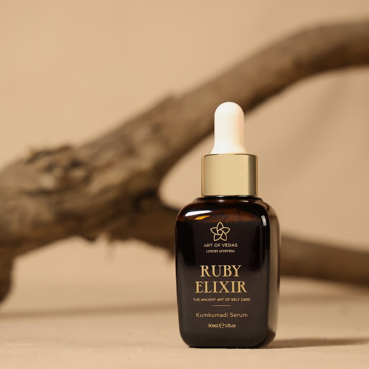 Art of Vedas Ruby Elixir – Ayurvedisches Gesichtsserum für strahlende Haut