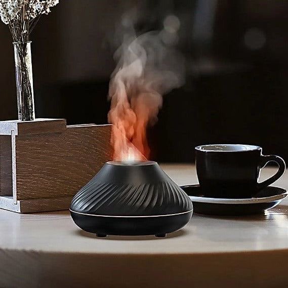Flame Aroma Diffuser Schwarz