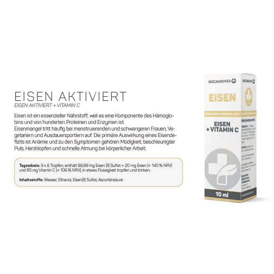 Eisen aktiviert + Vitamin C