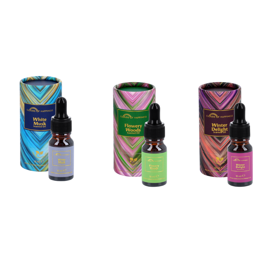 Duftöle Weißer Moschus + blumige Hölzer + Winterfreude