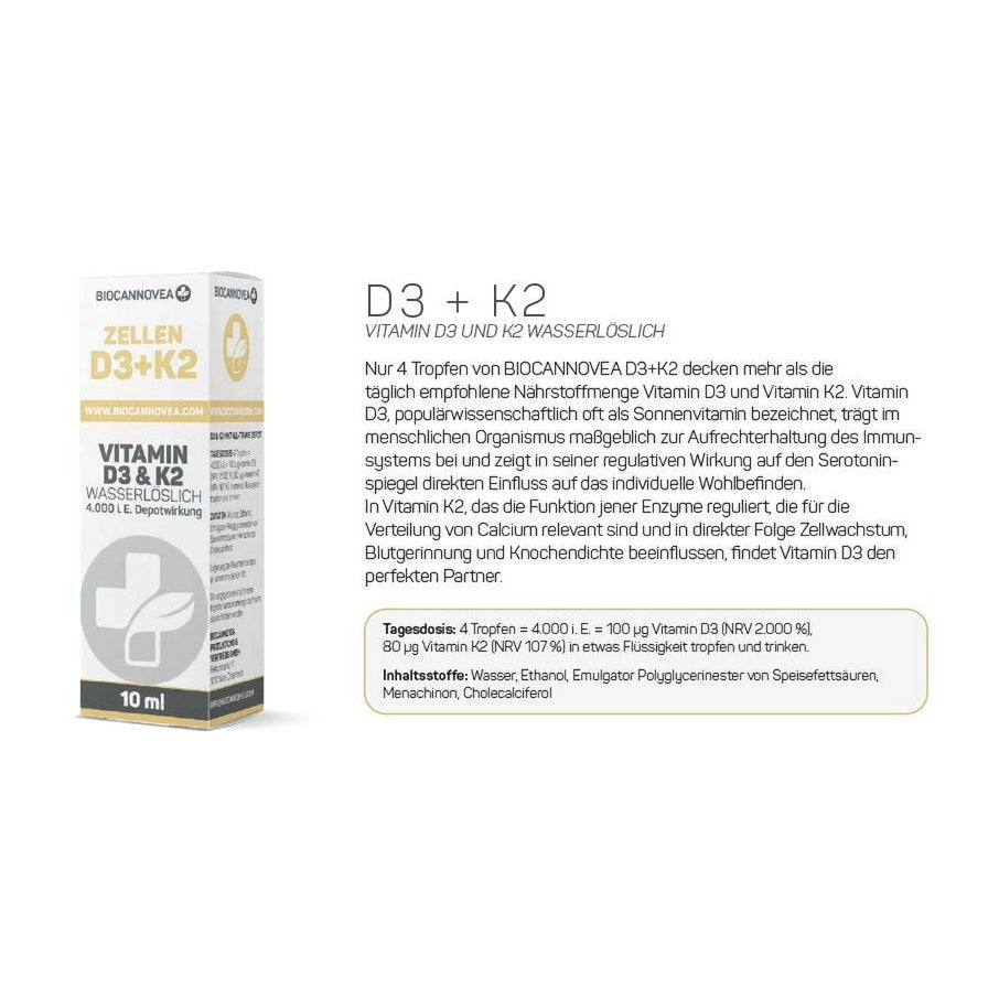 Vitamin D3+K2 wasserlöslich