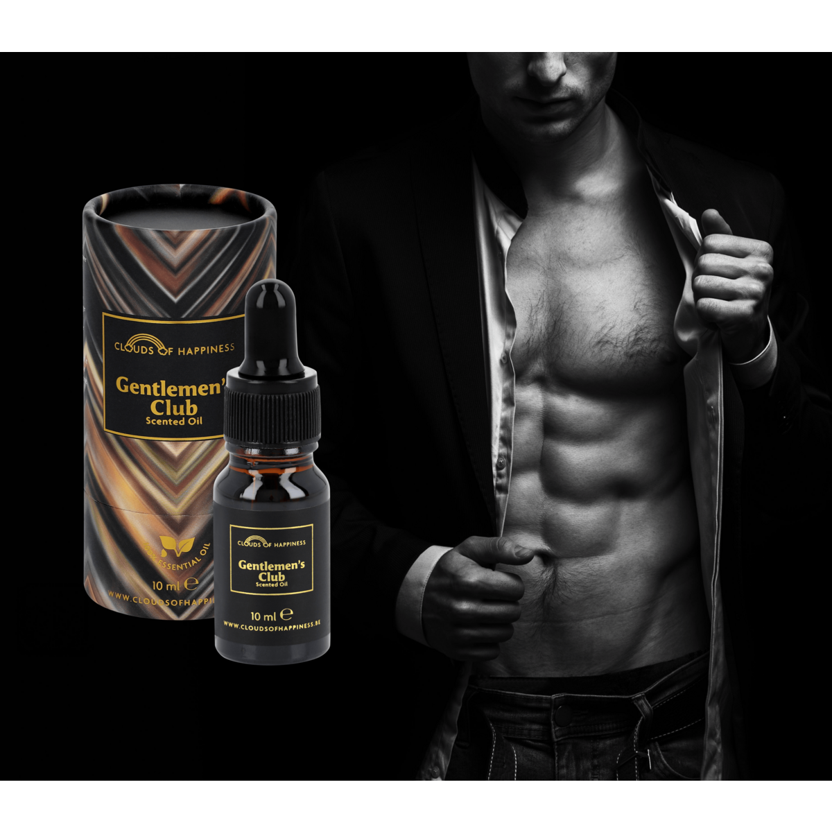Geschenkbox Autodiffusor + Duftöl Gentlemans Club