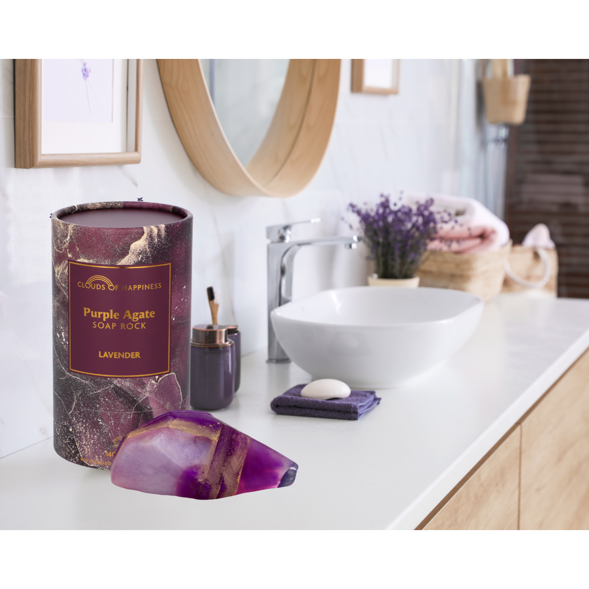 Soap Rock Lila Achat