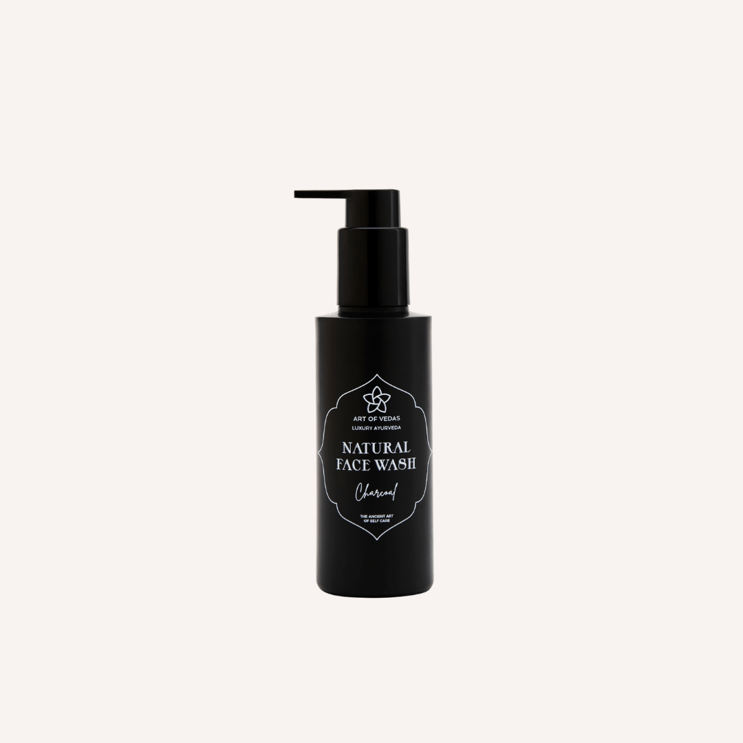 Art of Vedas Natural Face Wash mit Aktivkohle – Tiefenreinigung für strahlende Haut