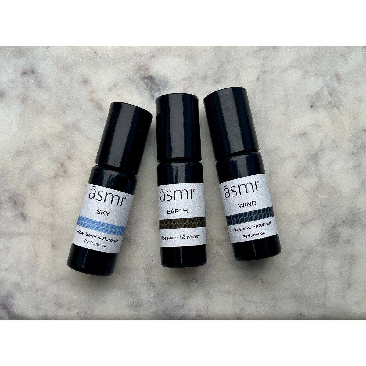 Set der Parfümöle von āsmi Ayurveda