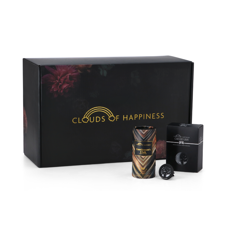 Geschenkbox Autodiffusor + Duftöl Gentlemans Club