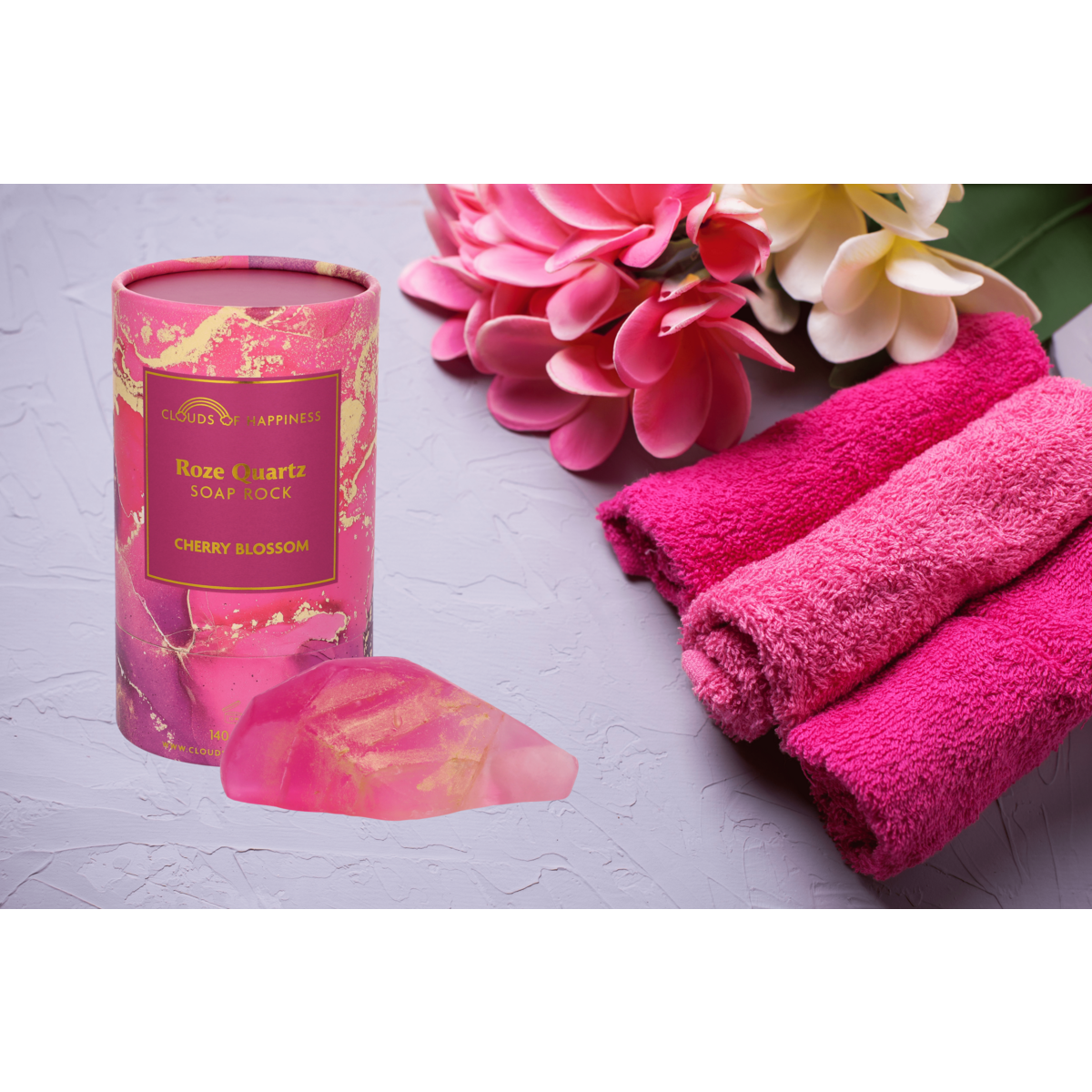 Seifenstein Rosa Quarz