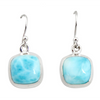 Ohrringe aus Larimar und 925 Silber