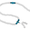 "Guan Yin" Mala - Armband aus Mondstein und blauem Apatit - Pure Essence Ayurveda