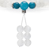 "Guan Yin" Mala - Armband aus Mondstein und blauem Apatit - Pure Essence Ayurveda